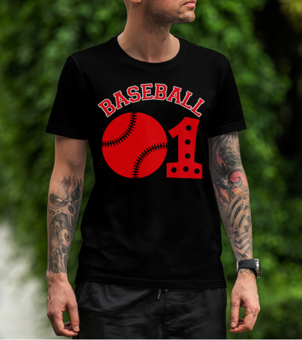 BASEBALL 01 BALL RED 1 T-Shirt