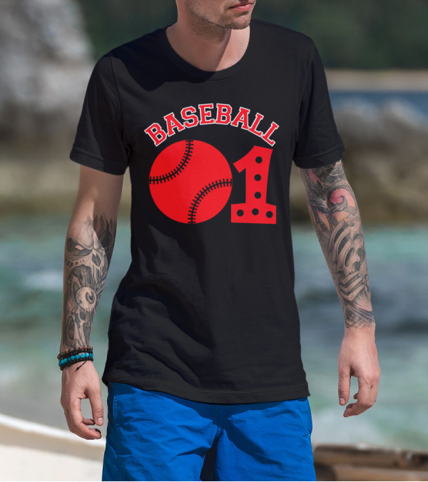 BASEBALL 01 BALL RED 1 T-Shirt