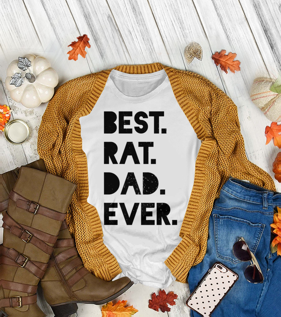 Best Rat Dad Ever Mens Funny Pet Dad Gift T-Shirt
