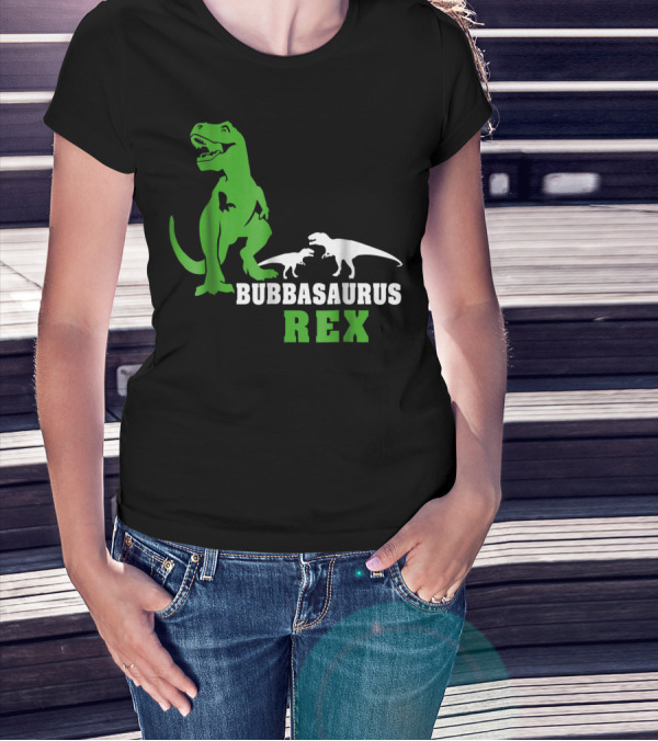 Bubbasaurus Rex Dinosaur Dad Men's T-Shirt