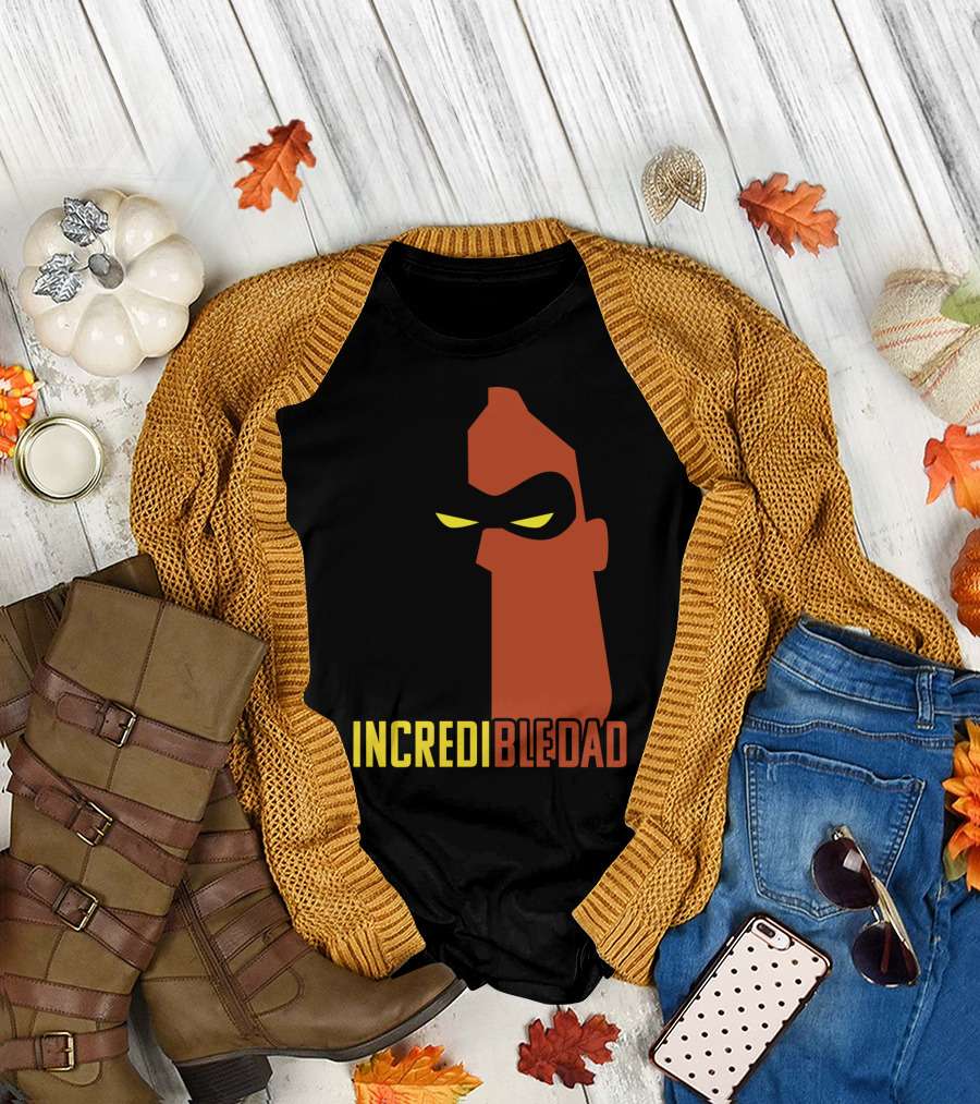Disney Pixar Incredibles 2 IncrediBle Dad Hero Mask T-Shirt