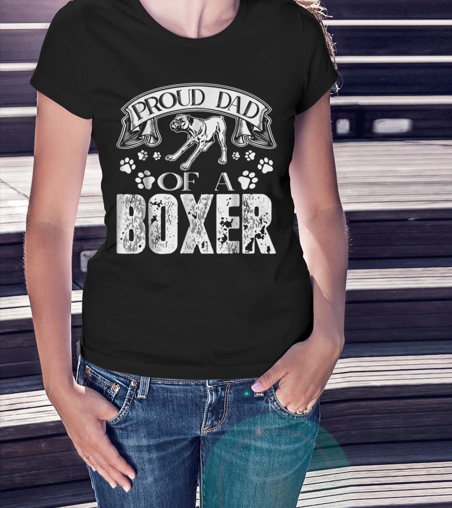 Proud Dad Of A Boxer T-Shirt