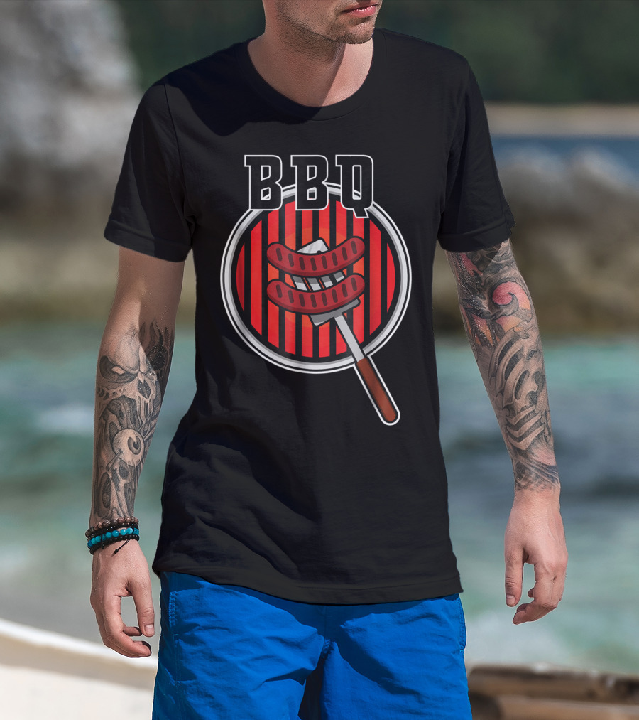 BBQ Master Hot Grilled Barbecue Hot Dogs Grill T-Shirt