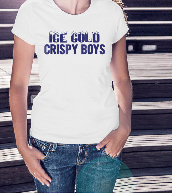 Ice Cold Crispy Boys Funny Middle Class Drinking Dad88 T-Shirt