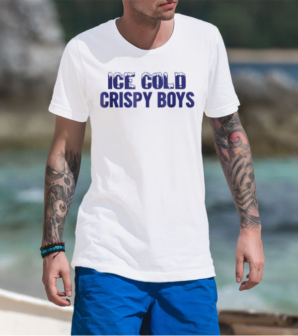 Ice Cold Crispy Boys Funny Middle Class Drinking Dad88 T-Shirt