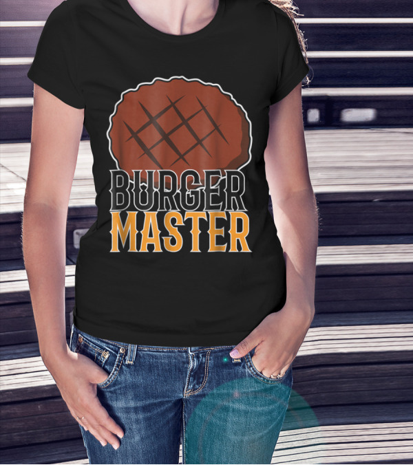 Burger Master Hot Patty Grilled BBQ Dad61 T-Shirt