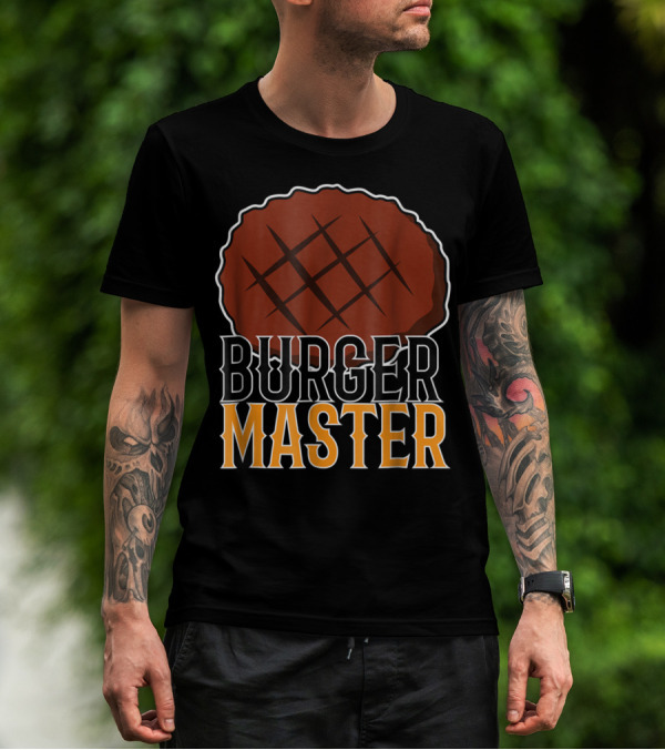 Burger Master Hot Patty Grilled BBQ Dad61 T-Shirt