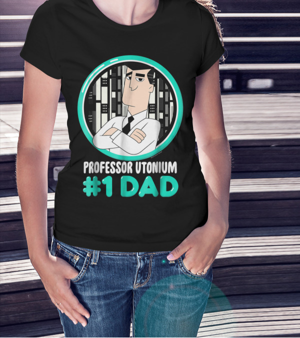 CN Powderpuff Girls Professor Utonium #1 Dad T-Shirt