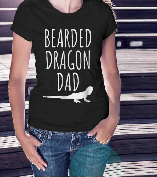 Bearded Dragon Dad Reptile Enthusiast T-Shirt