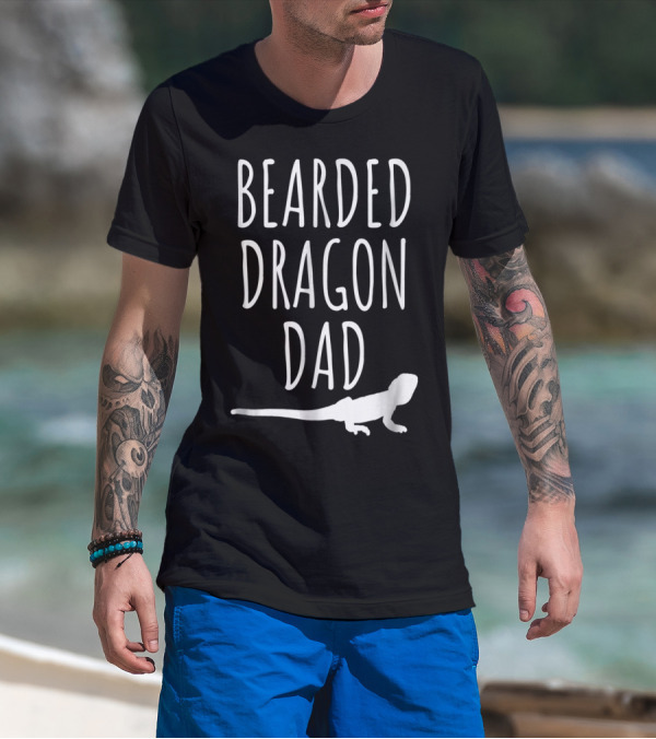 Bearded Dragon Dad Reptile Enthusiast T-Shirt