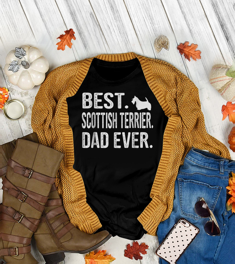 Best Scottish Terrier Dad Ever T-Shirt