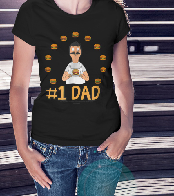 1 Dad Bob's Burgers With Burger Ring T-Shirt