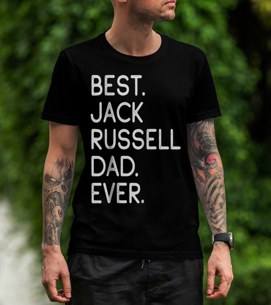Best Jack Russell Dad Ever Proud Master Lover14 T-Shirt
