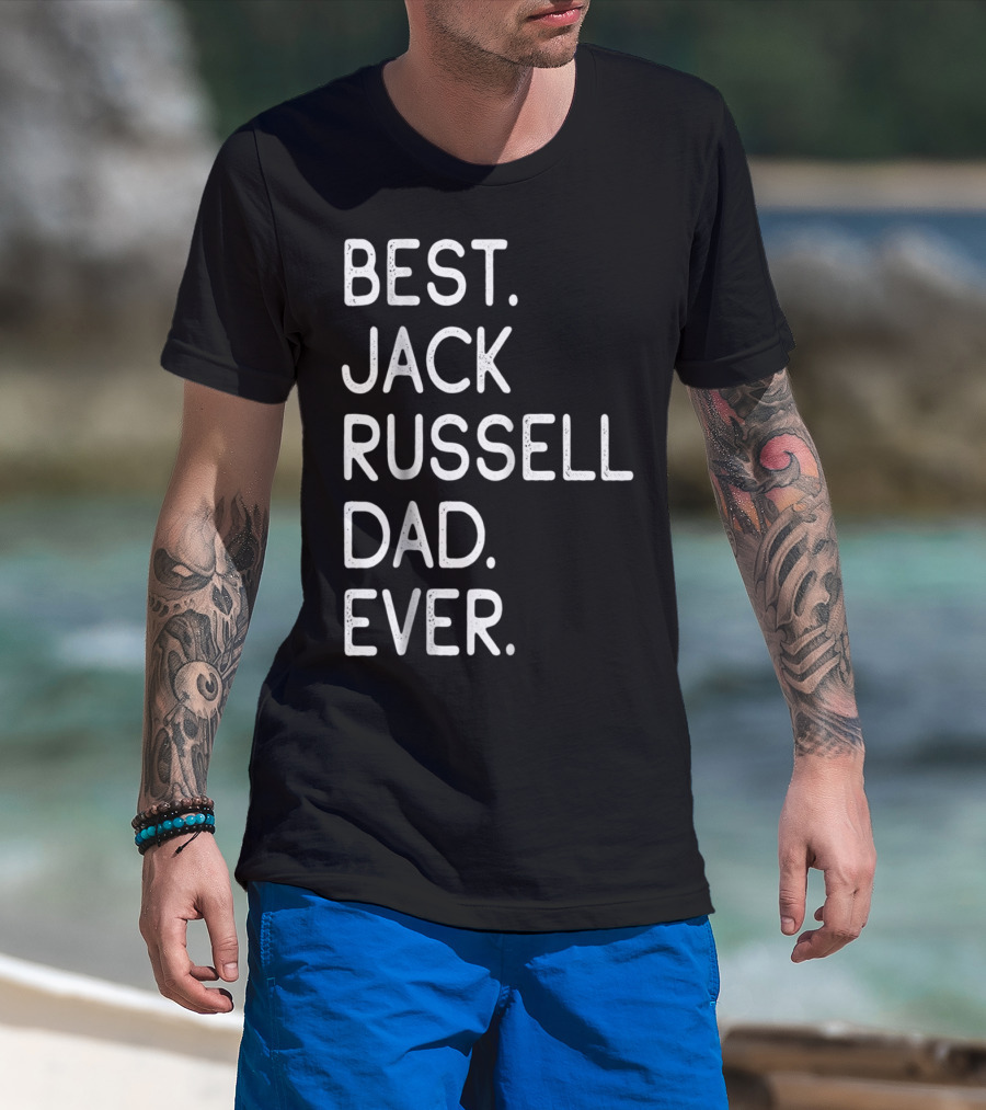 Best Jack Russell Dad Ever Proud Master Lover14 T-Shirt