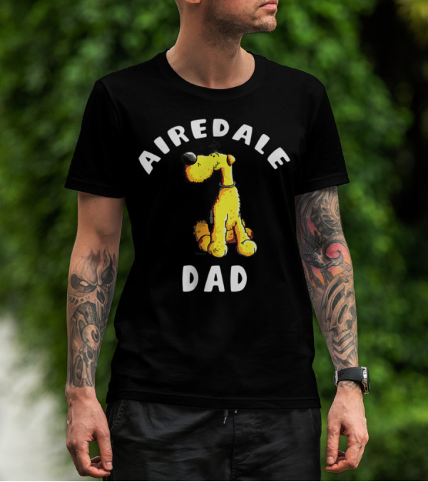 Airedale Terrier Dad T-Shirt