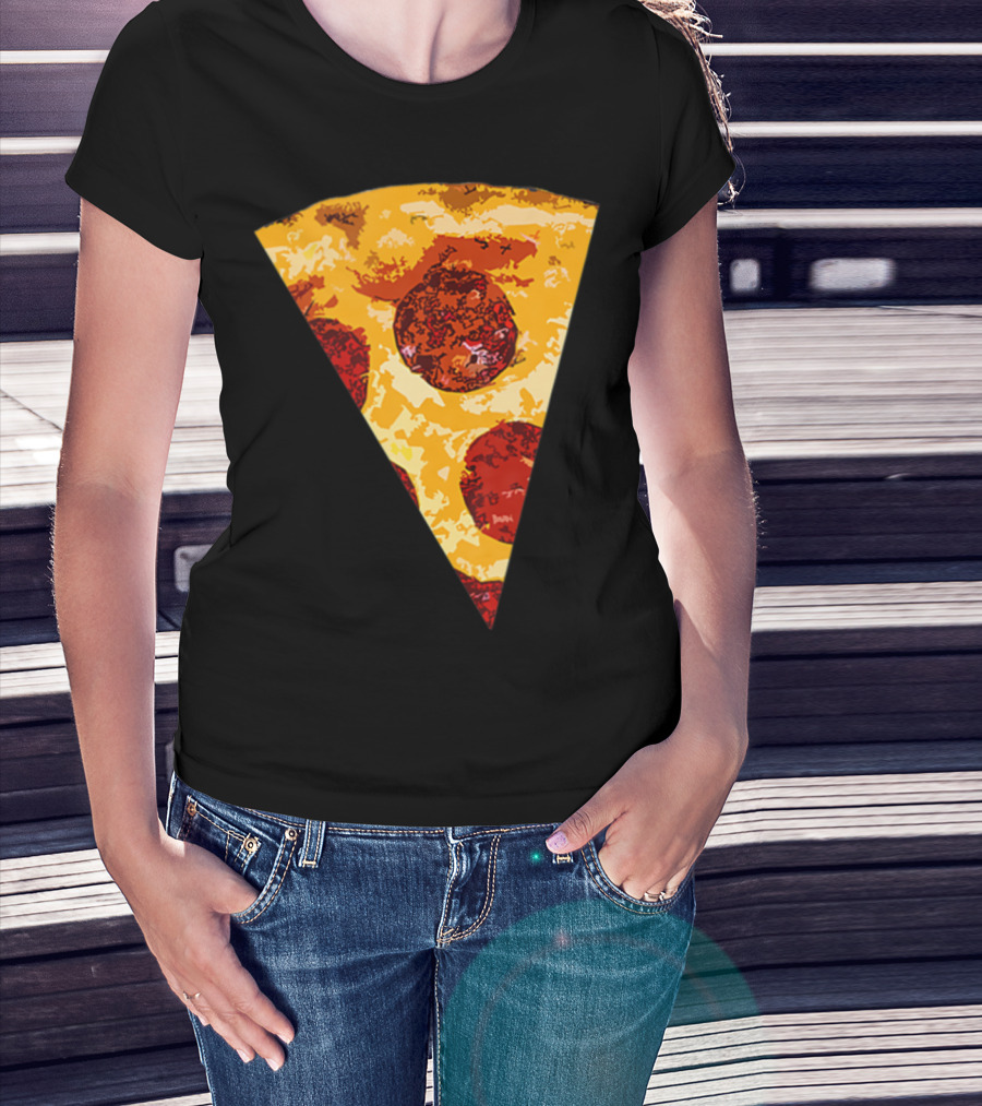 Kids Parent Child Matching Pizza Slice19 T-Shirt