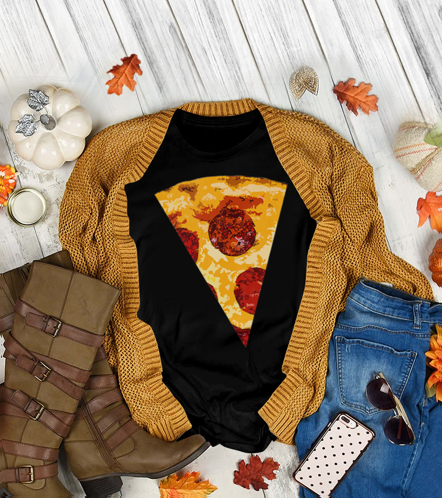 Kids Parent Child Matching Pizza Slice19 T-Shirt
