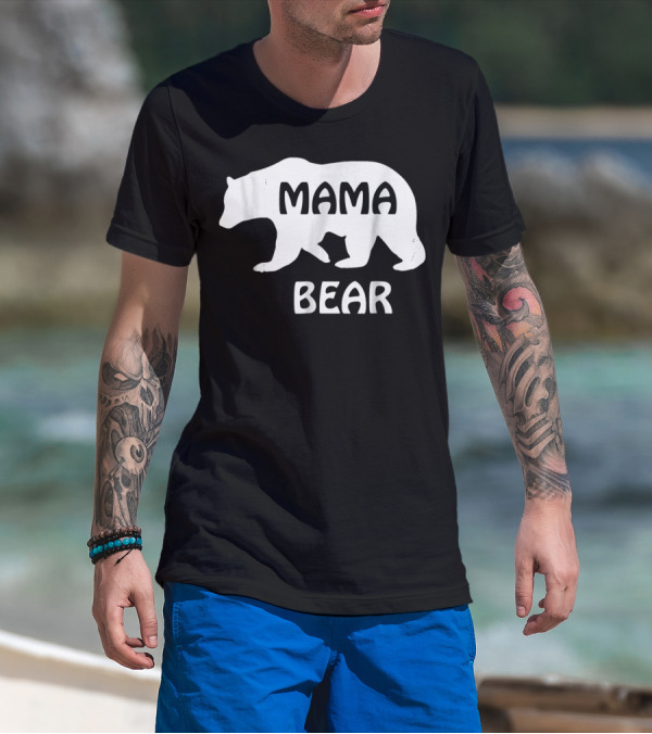 Mama Bear Ideas Cute Women Bear T-Shirt