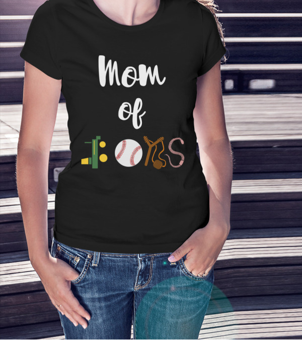 Mom Of Boys Sports T-Shirt