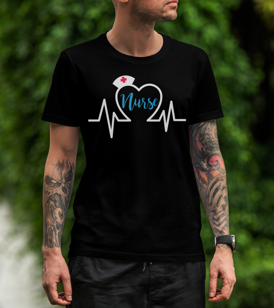 Nurse Heartbeat Appreciation Week Wife T-Shirt