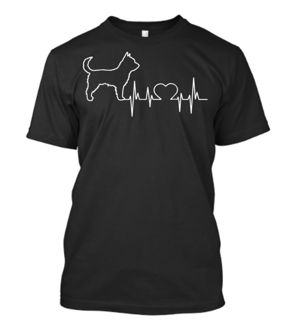 Portuguese Podengo Pequeno Heartbeat Love T-Shirt