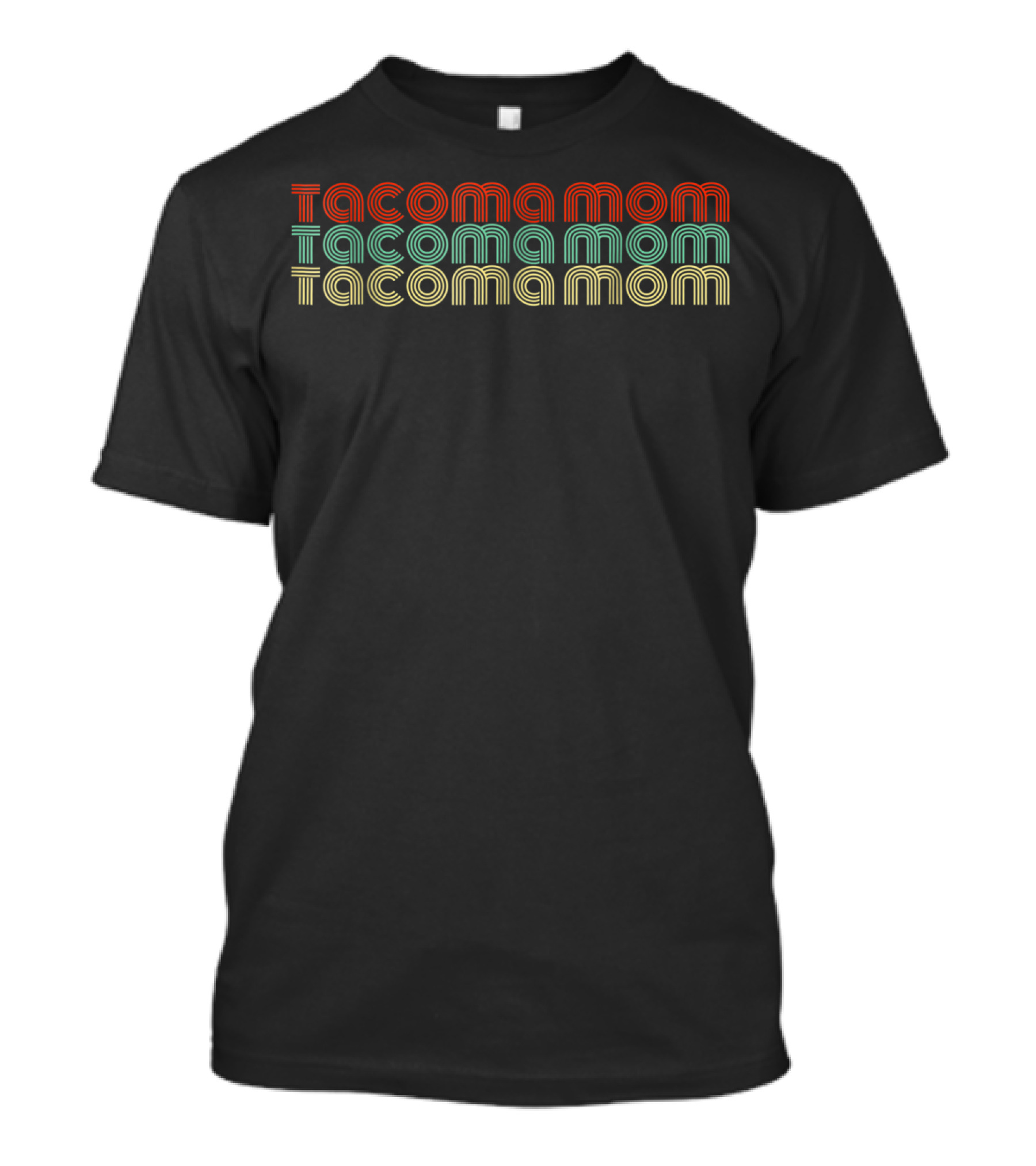 Tacoma Mom Retro 70s Style Vintage T-Shirt