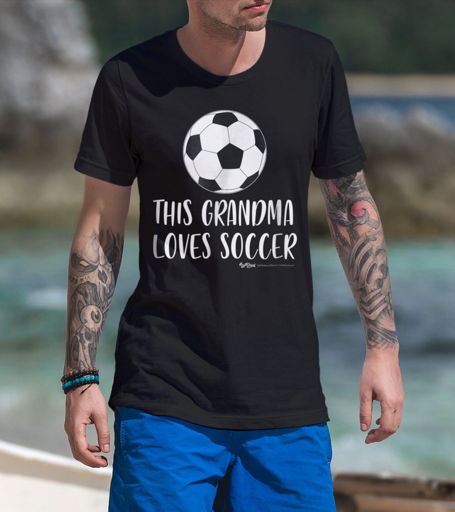 This Grandma Loves Soccer Ball Enthusiast T-Shirt