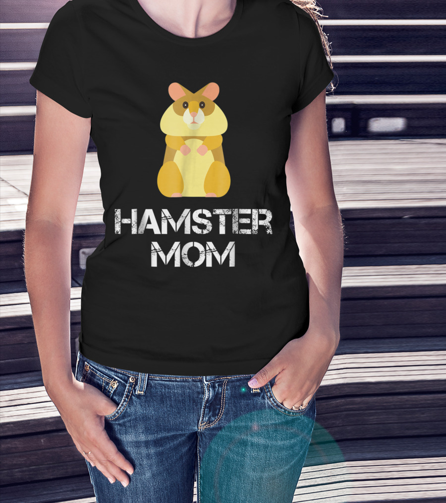 Hamster Mom Hamster Owner Pet Lover Cozy Cuddly Animal Caregiver T-Shirt