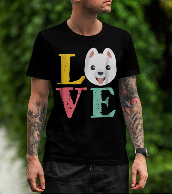 LOVE Pomeranian Dog Pom Owner Puppies Mom And Dad15 T-Shirt