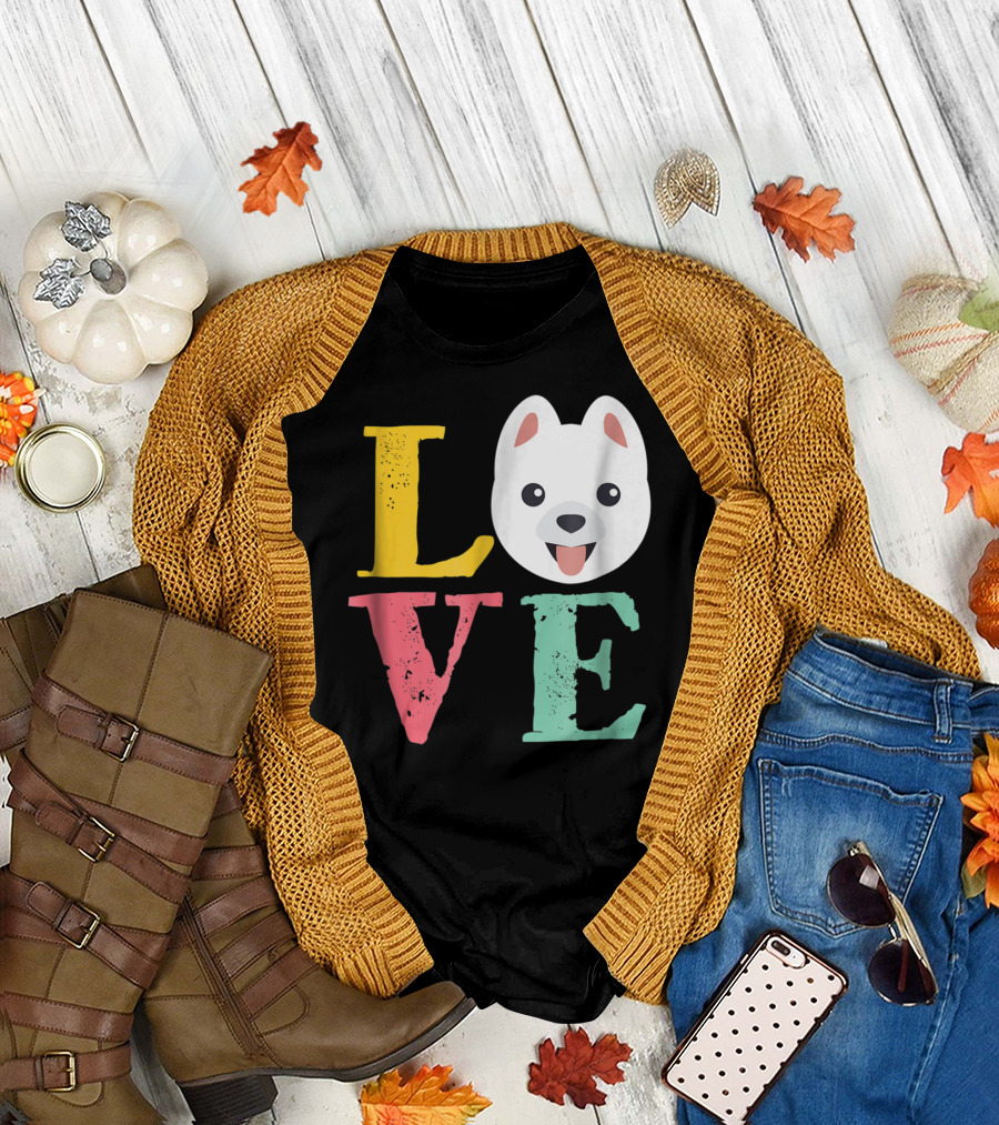 LOVE Pomeranian Dog Pom Owner Puppies Mom and Dad15 T-Shirt