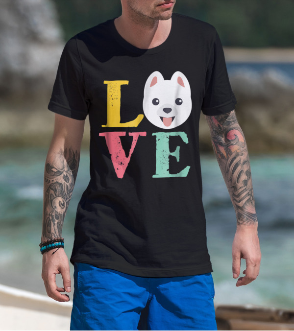 LOVE Pomeranian Dog Pom Owner Puppies Mom And Dad15 T-Shirt