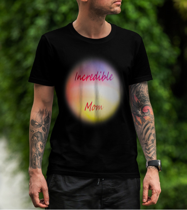 Incredible Mom Multicolored Glow T-Shirt