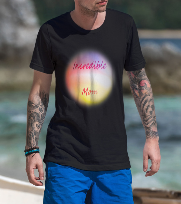 Incredible Mom Multicolored Glow T-Shirt