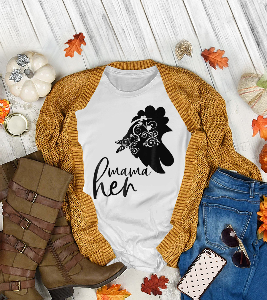 Mama Hen Funny Birthday Idea for Mom T-Shirt