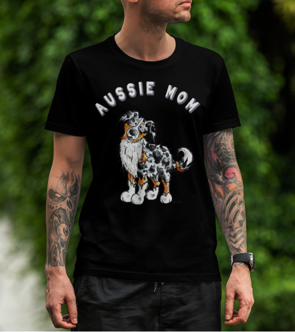 Aussie Mom Australian Shepherd T-Shirt