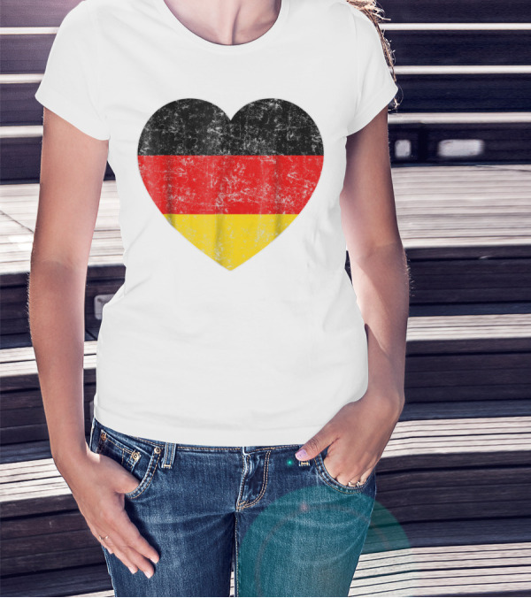 Oktoberfest German Flag Heart Germany Mom Wife56 Oktoberfest T-Shirt