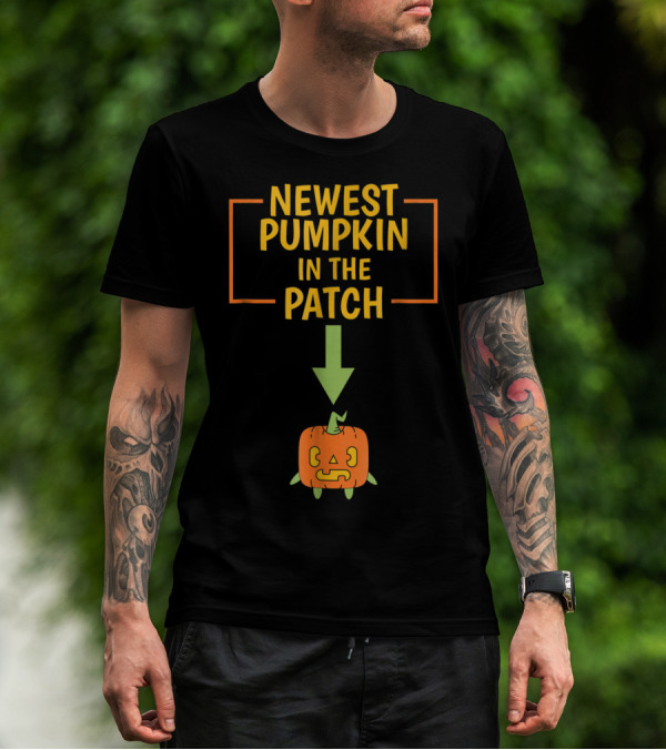 Newest Pumpkin In The Patch Thanksgiving Expecting Mom Pregnant Wife T-Shirt