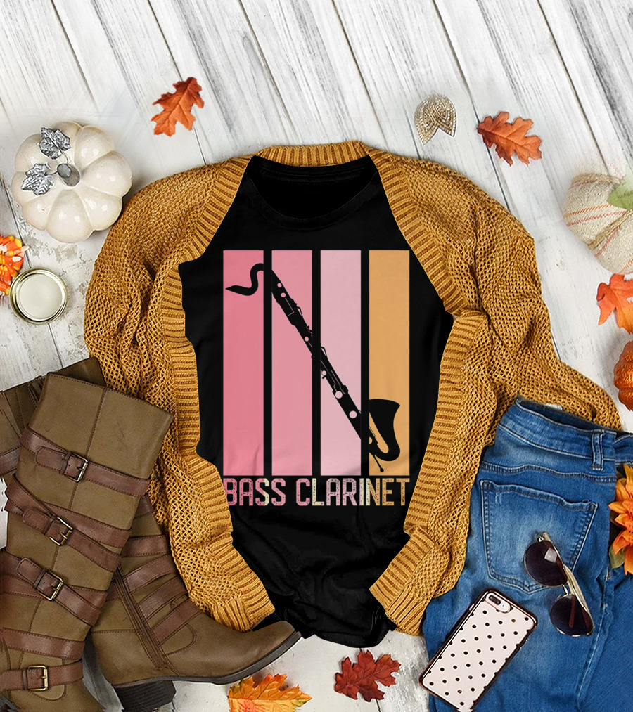 Bass Clarinet Band Mom Marching Band School T-Shirt