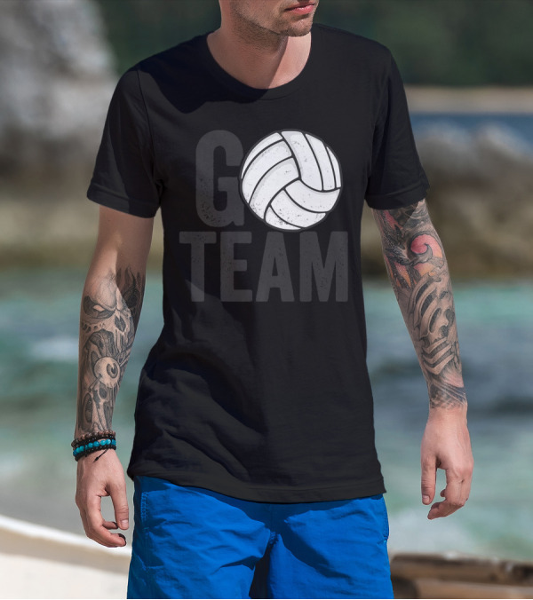 Go Team Volleyball Player Team Coach Family16 Volleyball T-Shirt