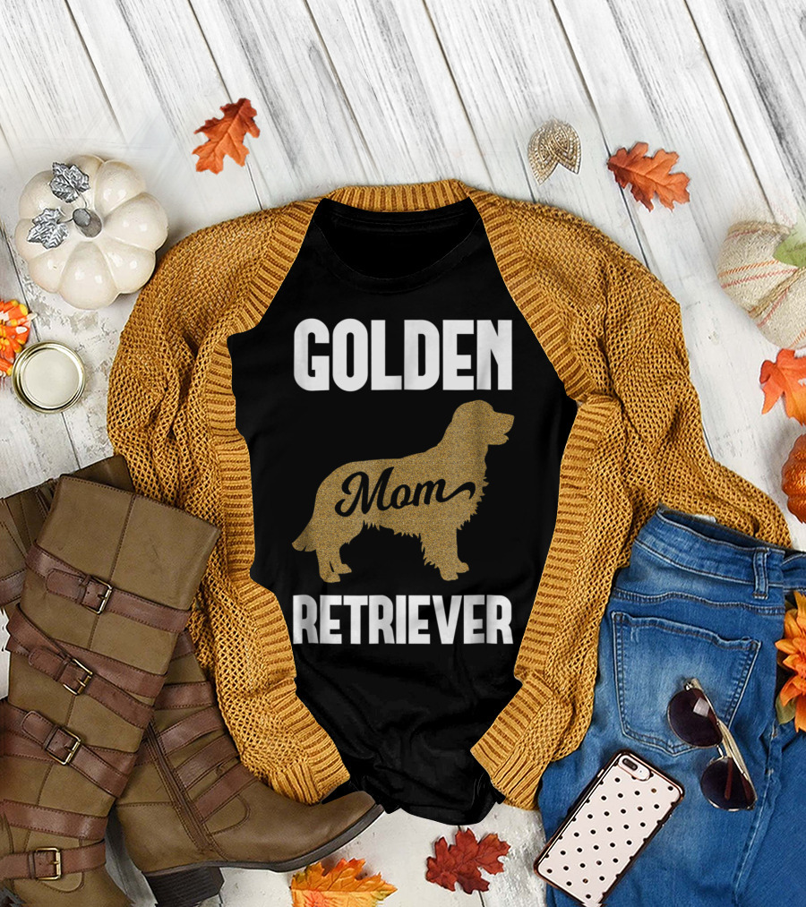 Golden Retriever Mom Dog T-Shirt