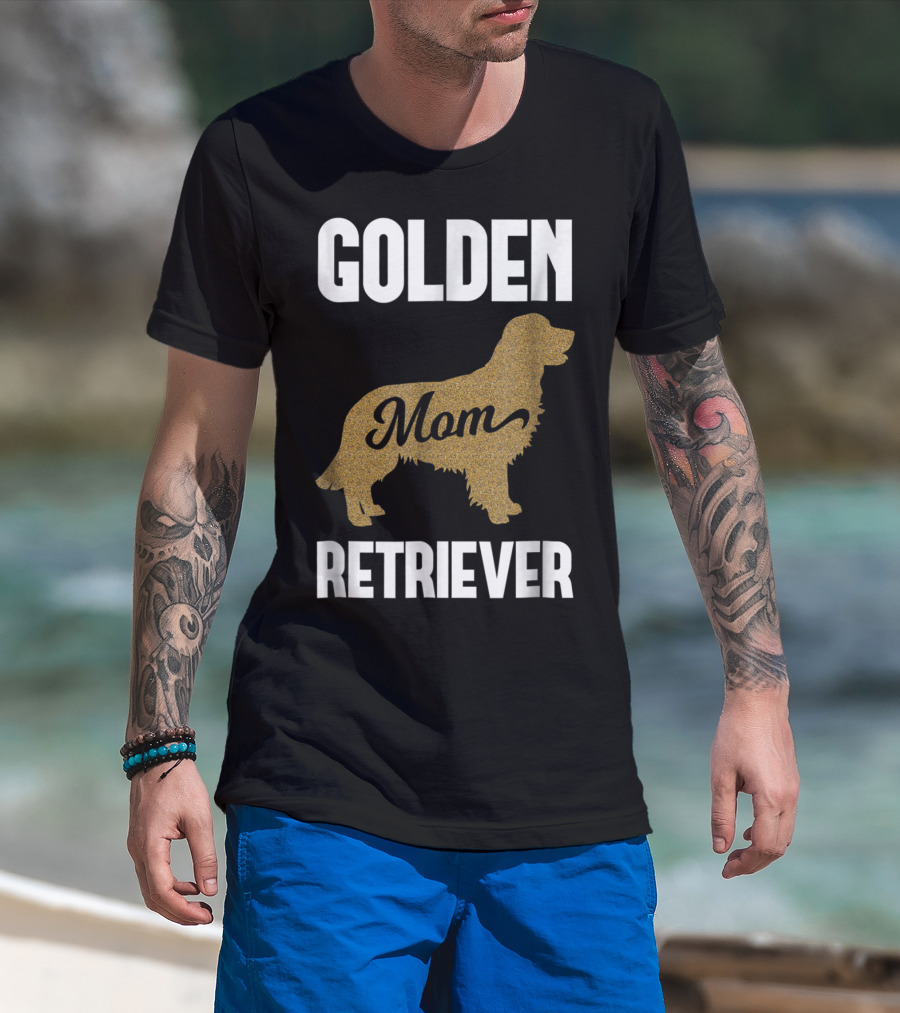 Golden Retriever Mom Dog T-Shirt
