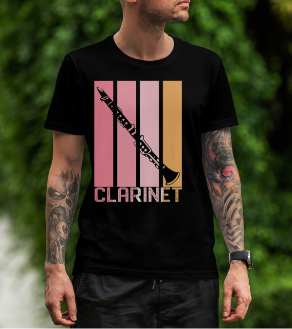 Band Mom Clarinet Marching Band School Clarinet T-Shirt