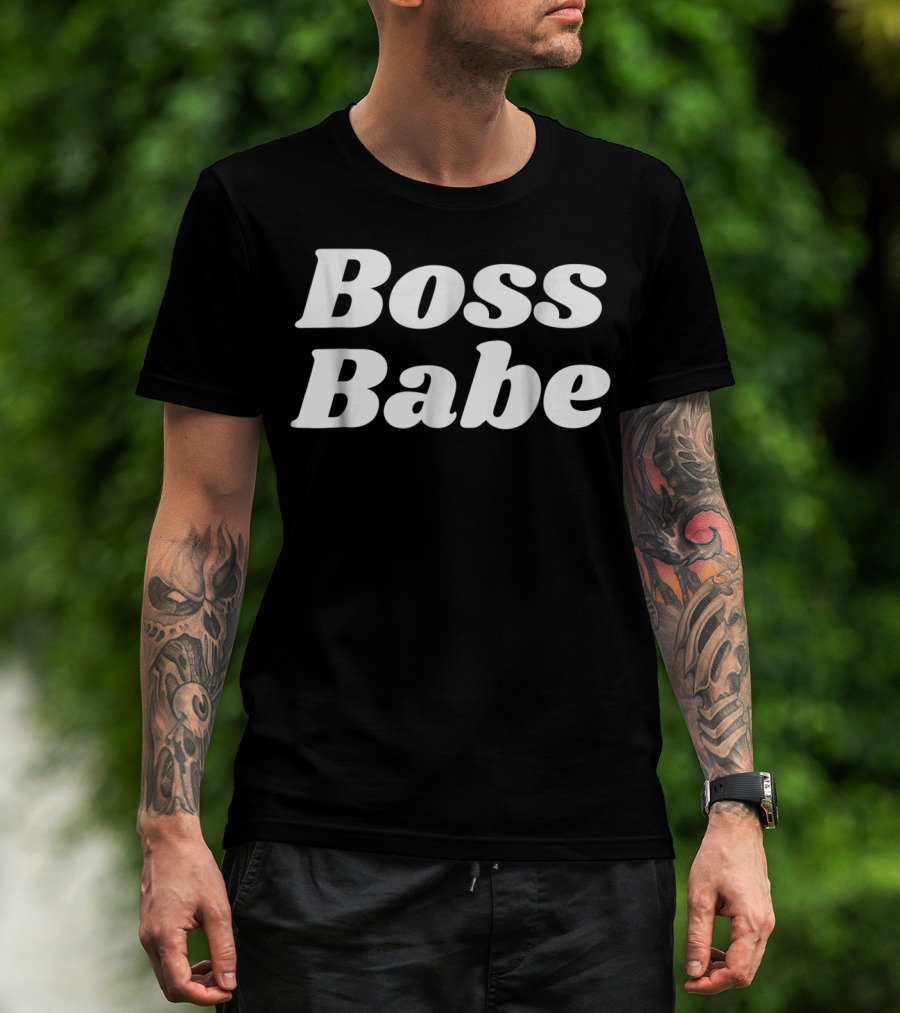 Boss Babe Funny Womens Mom Mama Mother T-Shirt