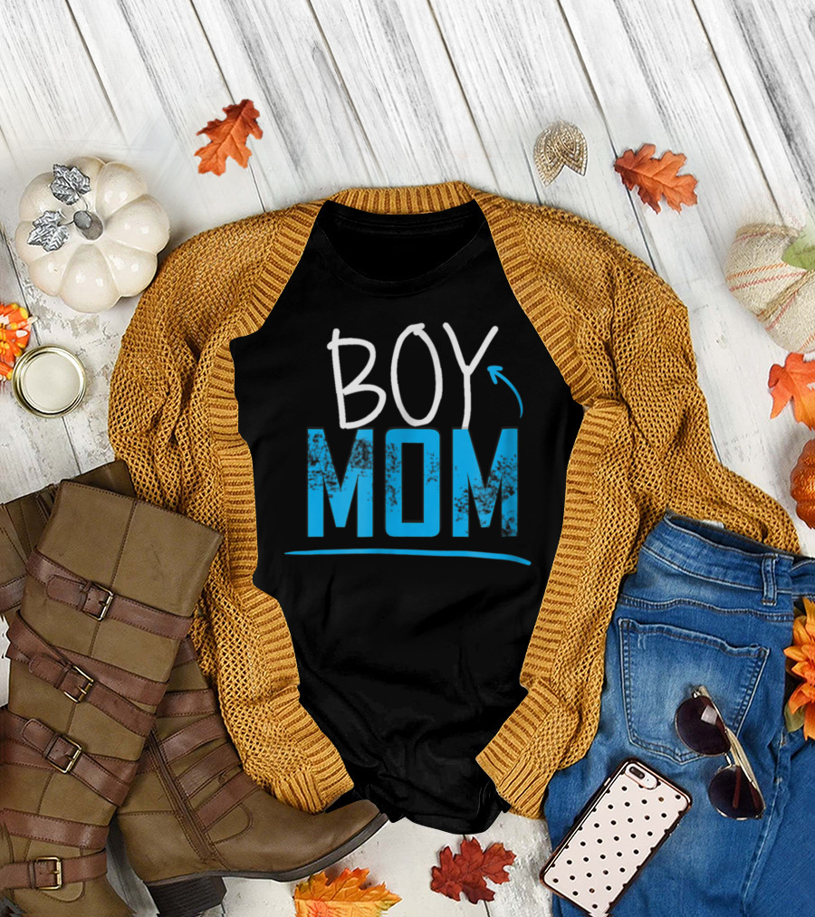 BOY MOM Cute and Cool for Proud Mothers T-Shirt