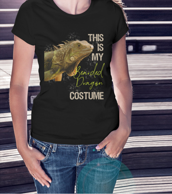 This Is My Bearded Dragon Costume Funny Bearded Dragon Costume Art Apparel Clothes38 T-Shirt