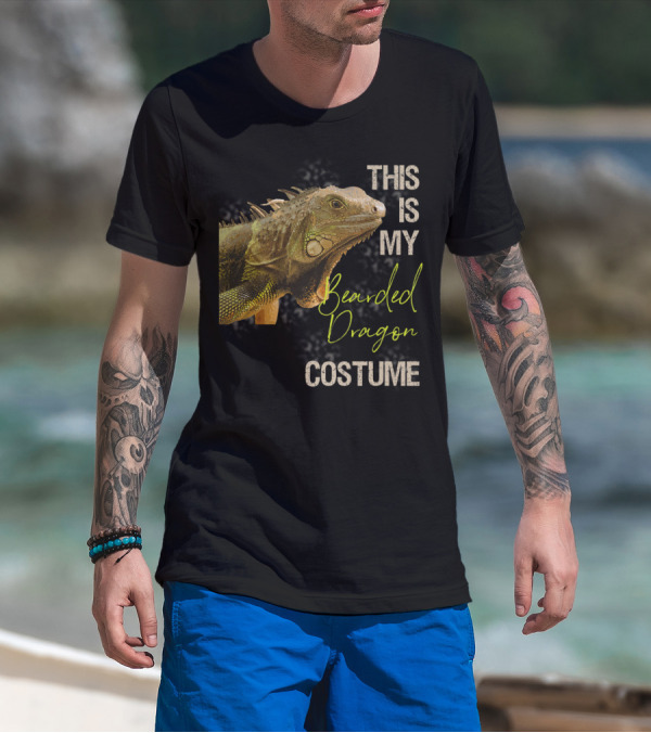 This Is My Bearded Dragon Costume Funny Bearded Dragon Costume Art Apparel Clothes38 T-Shirt