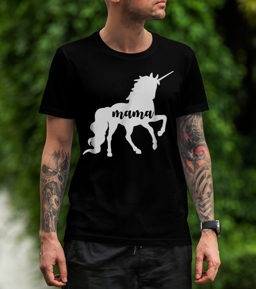 Mama Unicorn Horse New T-Shirt