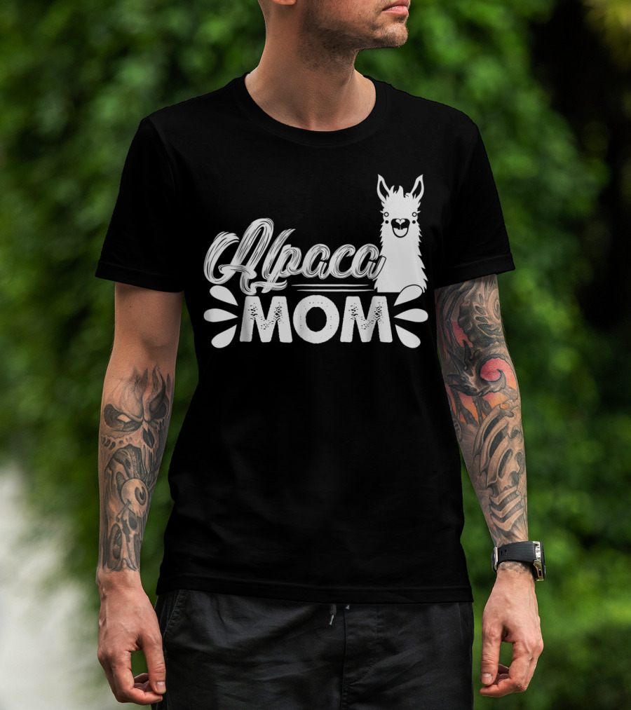 Alpaca Mom Cute Animal T-Shirt