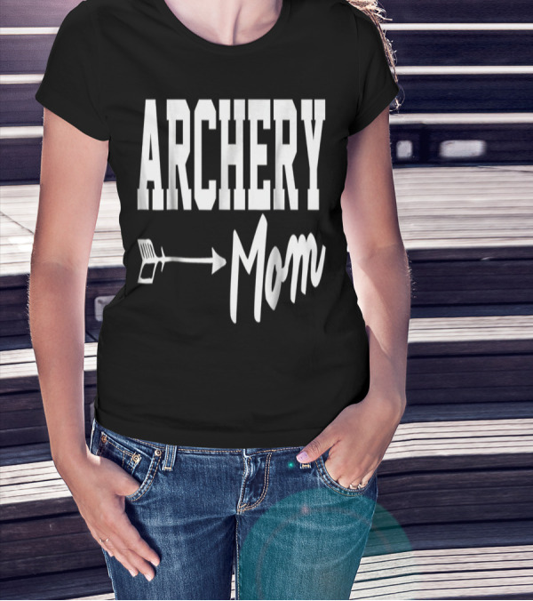 ARCHERY MOM Bow Arrow T-Shirt