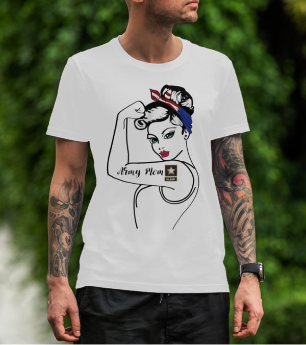 Army Mom U.S. Army Rosie Tribute Military Ideas For Her T-Shirt